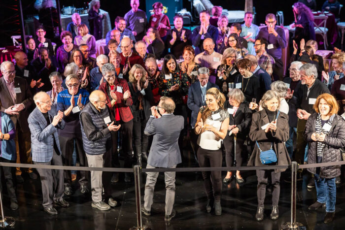 The Huntington group photo of supporters of the theatre